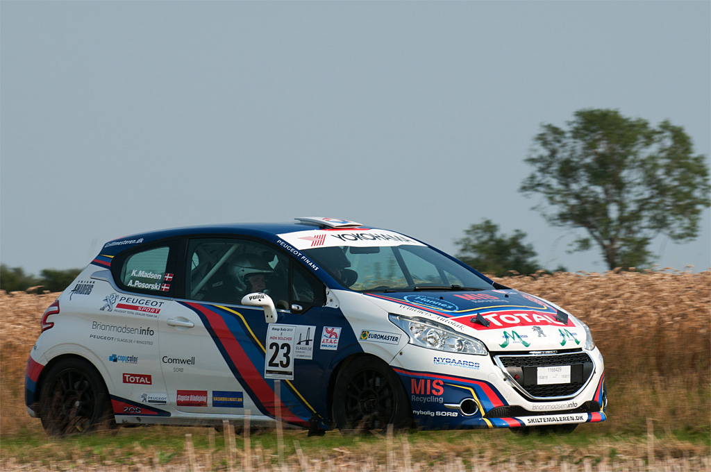Kim Madsen/Anja Posorski scorede årets bedste resultat i DM-sammenhæng med en maksimumscore i Gjønge Rally